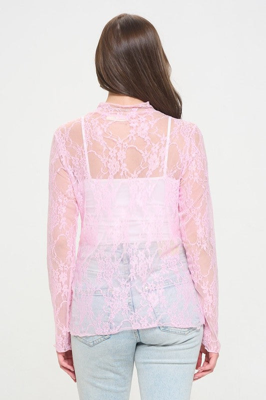Stilla | Print Blonde Lange Ærmer Top