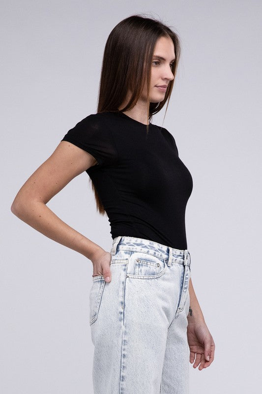 Stilla | Lagdelt Cap Sleeve Bodysuit