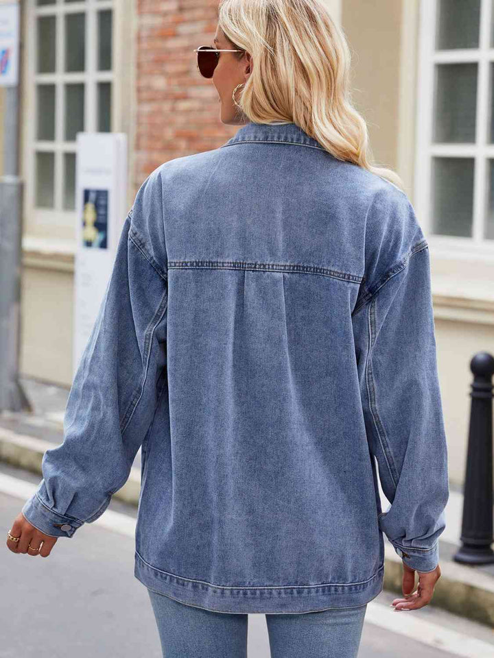 Stilla | up Denim Jakke Med Lommer
