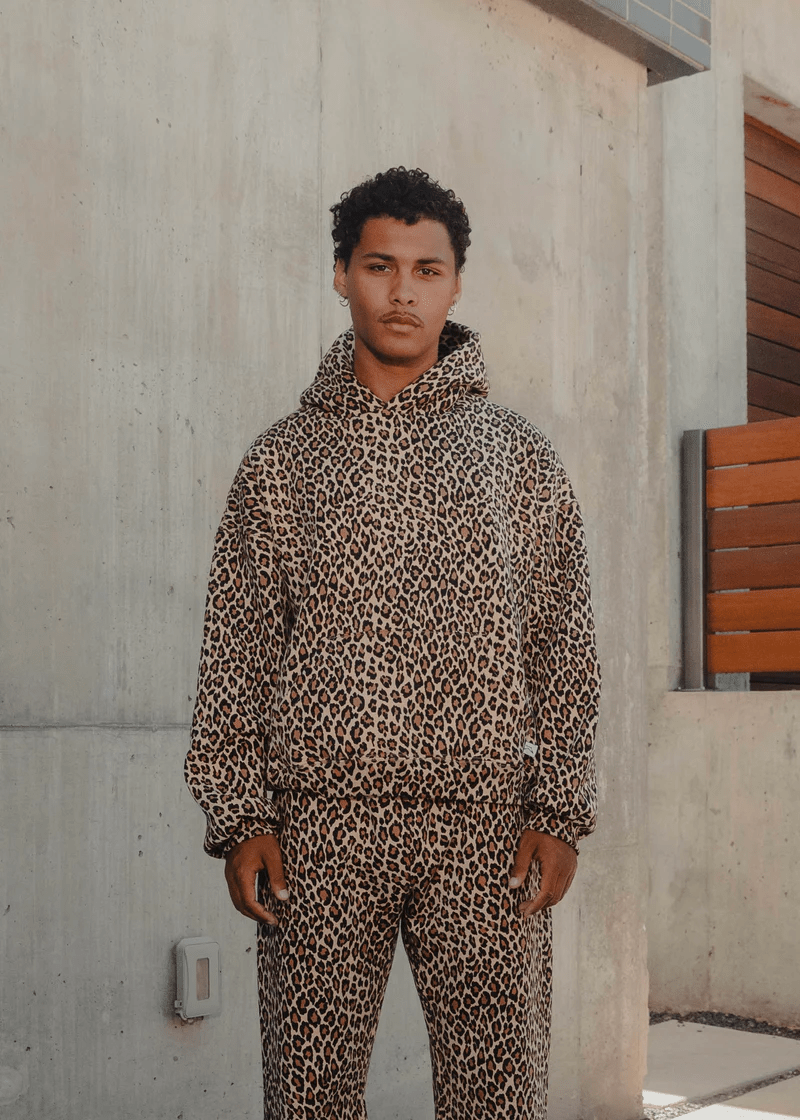 Stilla | Cozy Hoodie med Gepardtryk For Et Casual-Chic Look