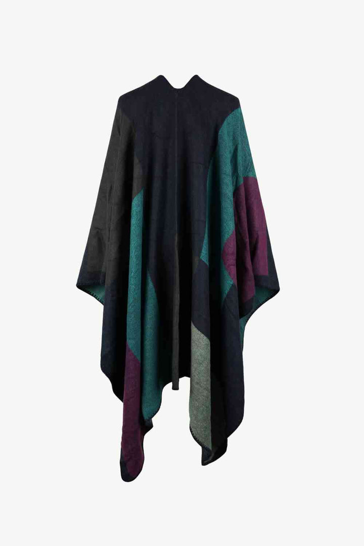 Stilla | Block Åben Front Poncho