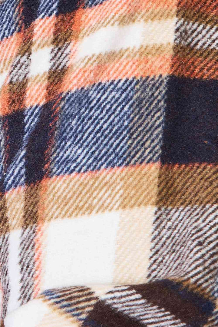Stilla | Take Plaid Knapfront Skjortejakke Med Brystlommer
