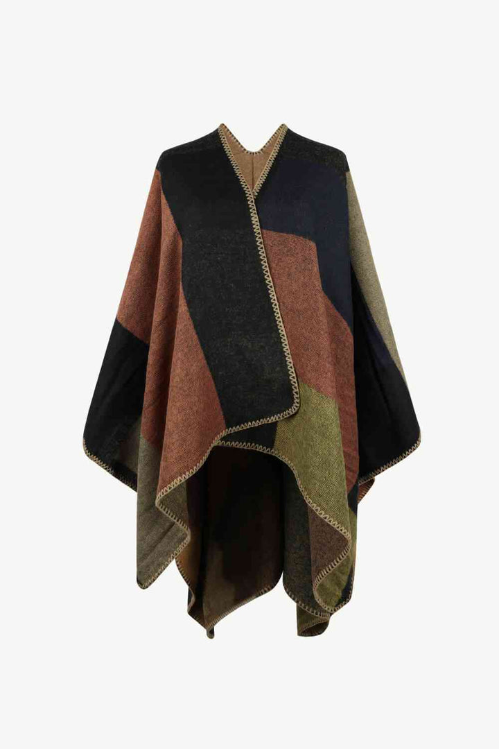 Stilla | Block Åben Front Poncho