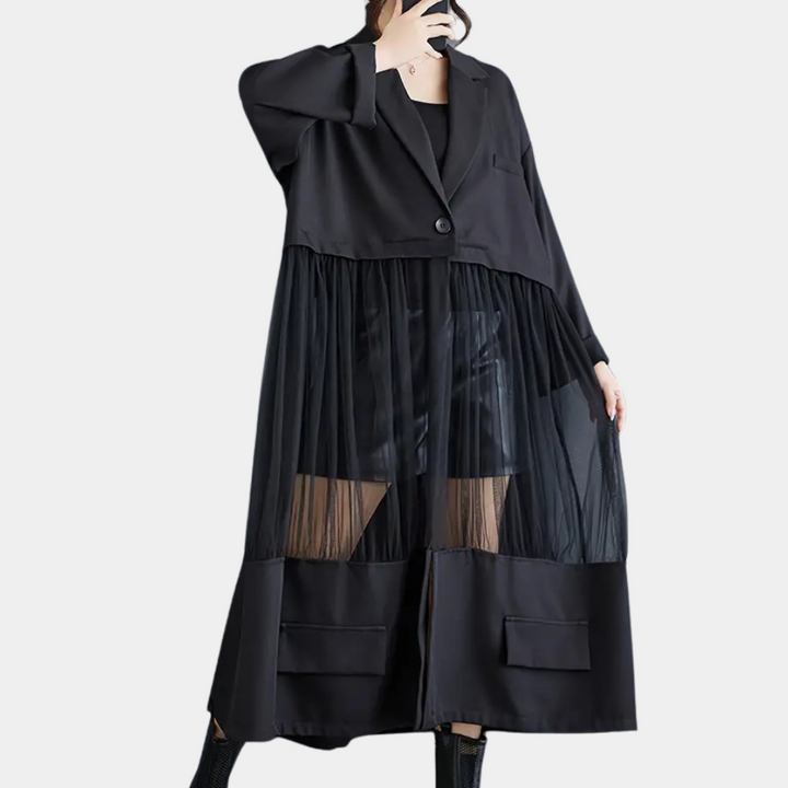 Stilla | Moderigtigt Løs Trench Coat til Kvinder