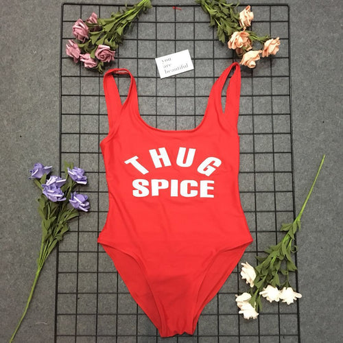 Dame Stilfuld Højskåret One-piece Badedragt Stilla