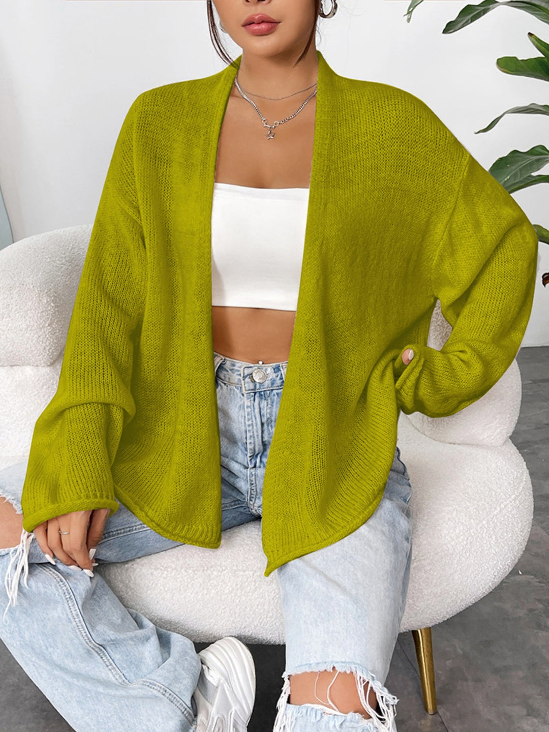 Stilla | Front Drop Skulder Cardigan