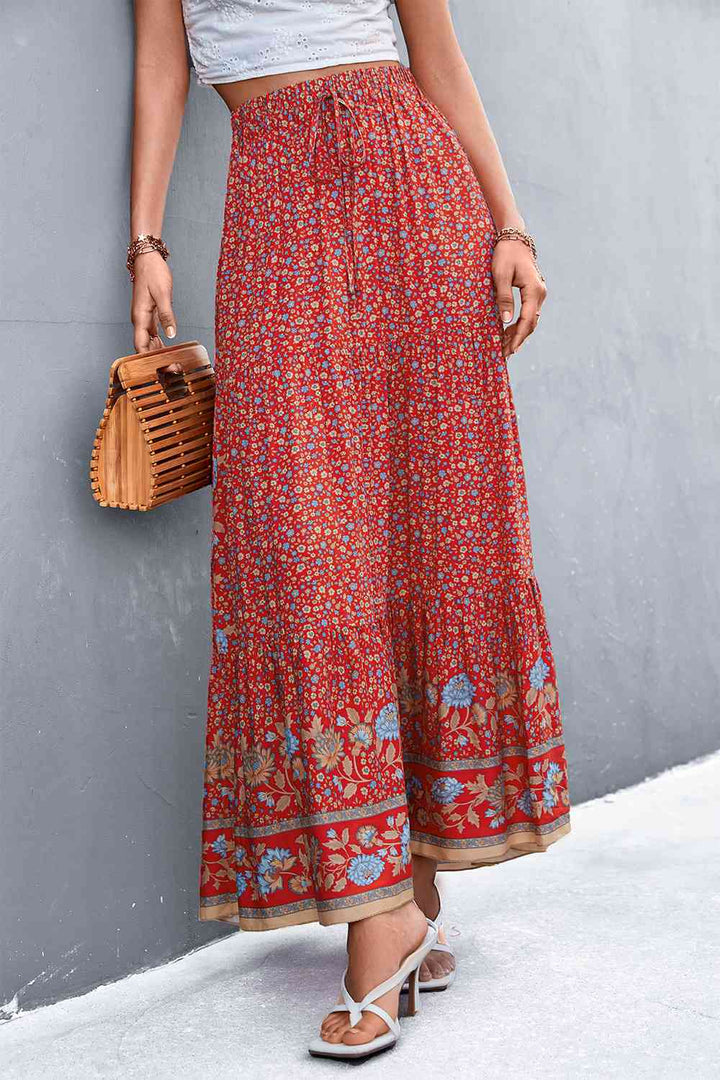 Stilla | Tie Maxi Skirt