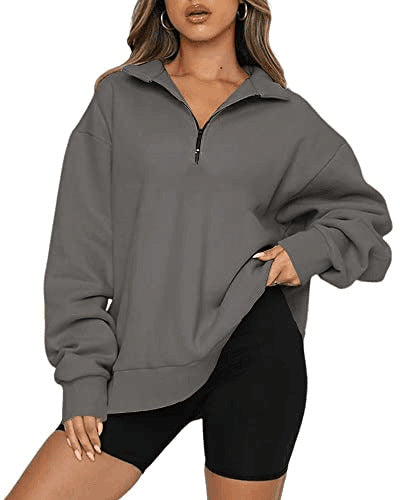 Stilla | Sweatshirt med Krave til Kvinder