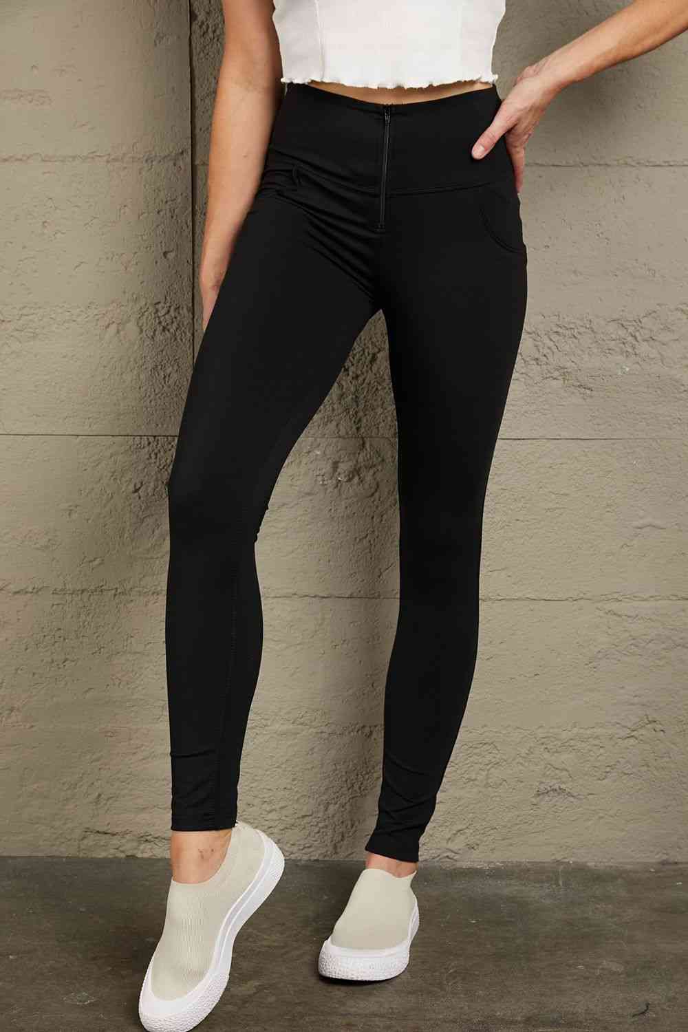 Stilla | Lynlås Detalje Skinny Lange Jeans