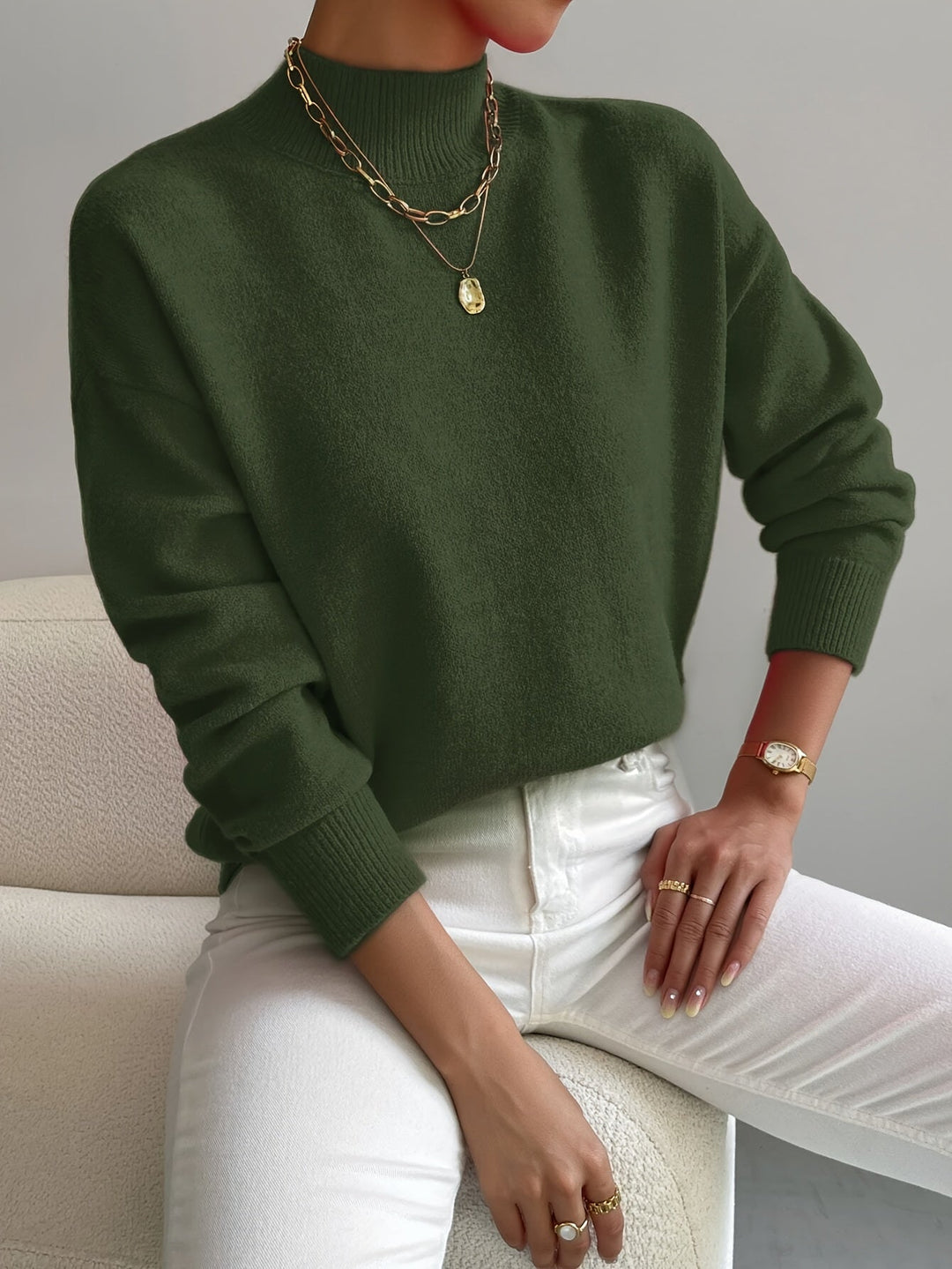 Stilla | elegant rullekrave sweater