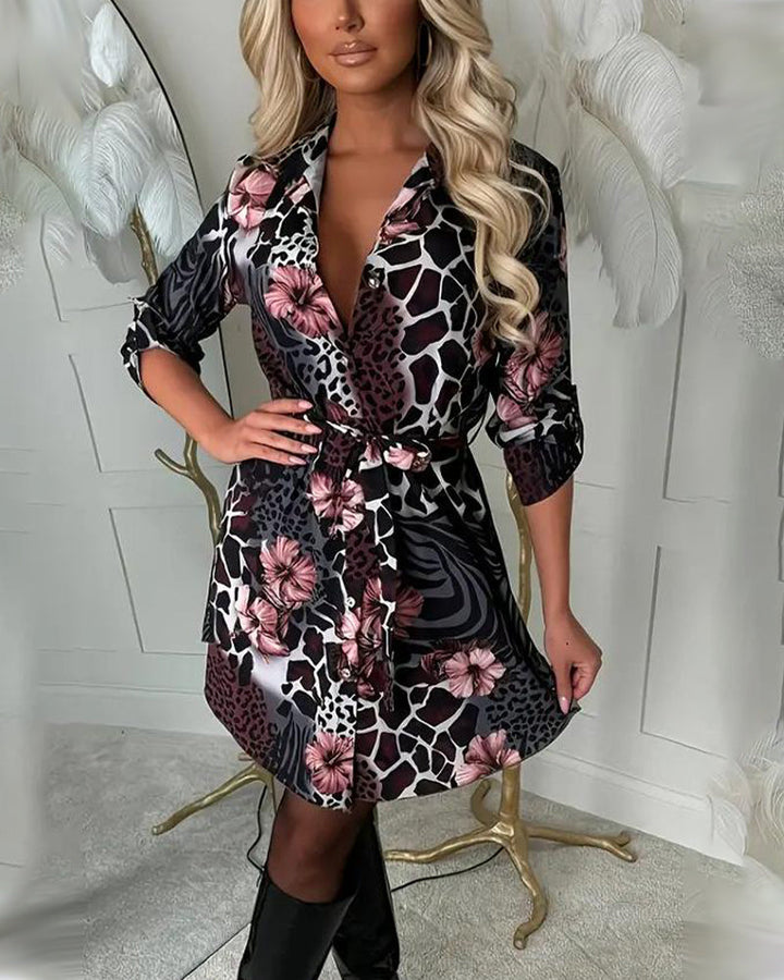Stilla | Leopard blomsterprint