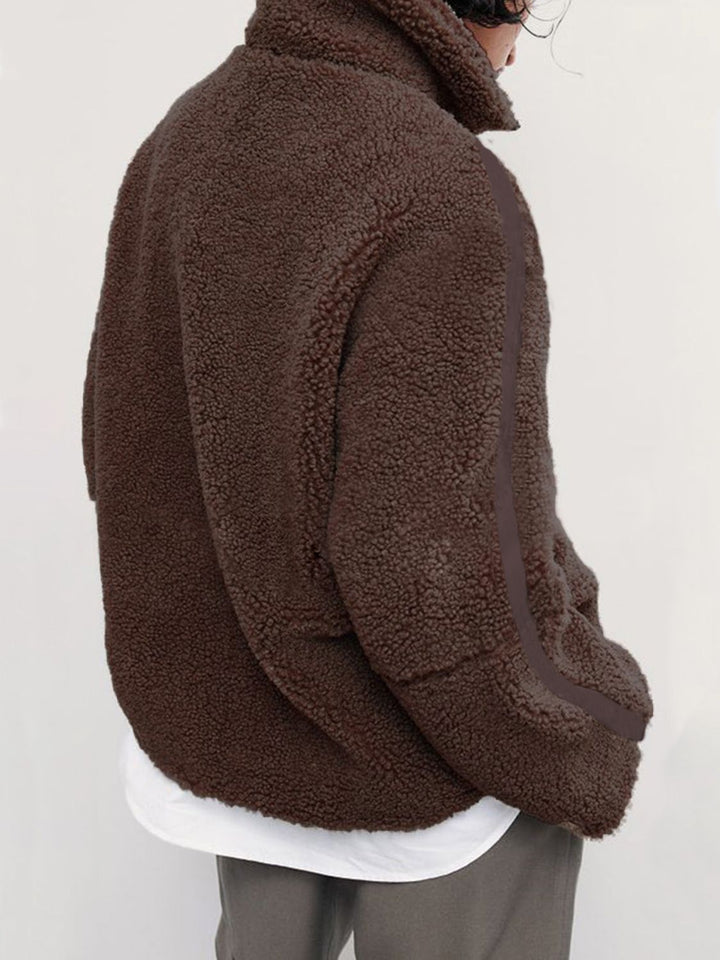 Stilla | Up Turtleneck Langærmet Plush Jakke