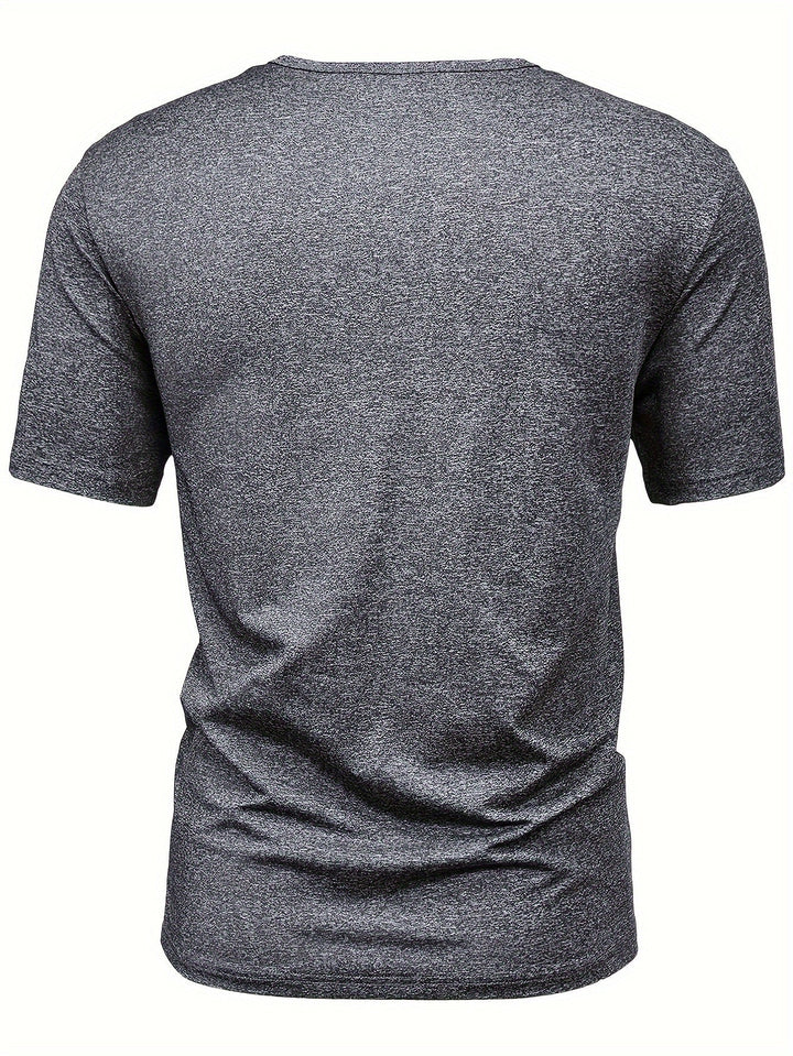 Skovae | 3Er Pack Herre T-shirts med Korte Ærmer, Sommerlige Ensfarvede Farver