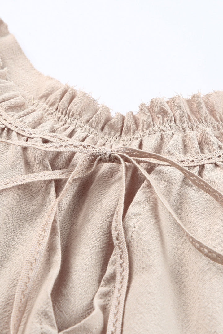 Stilla | Frill Tie Neck Tank