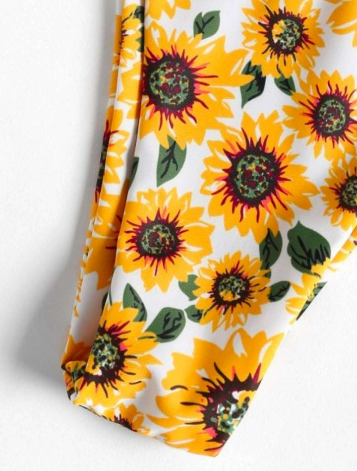 Dame hårbånd i legende blomsterdesign med knude-detalje Stilla