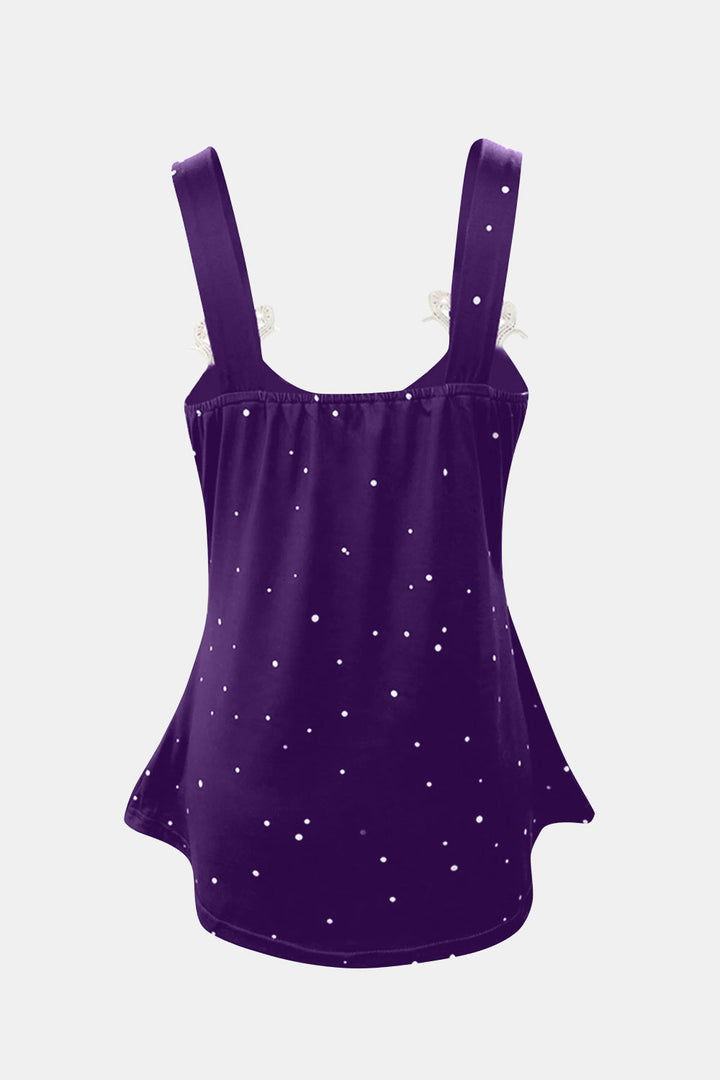Stilla | Detalje V-hals Bred Strop Cami