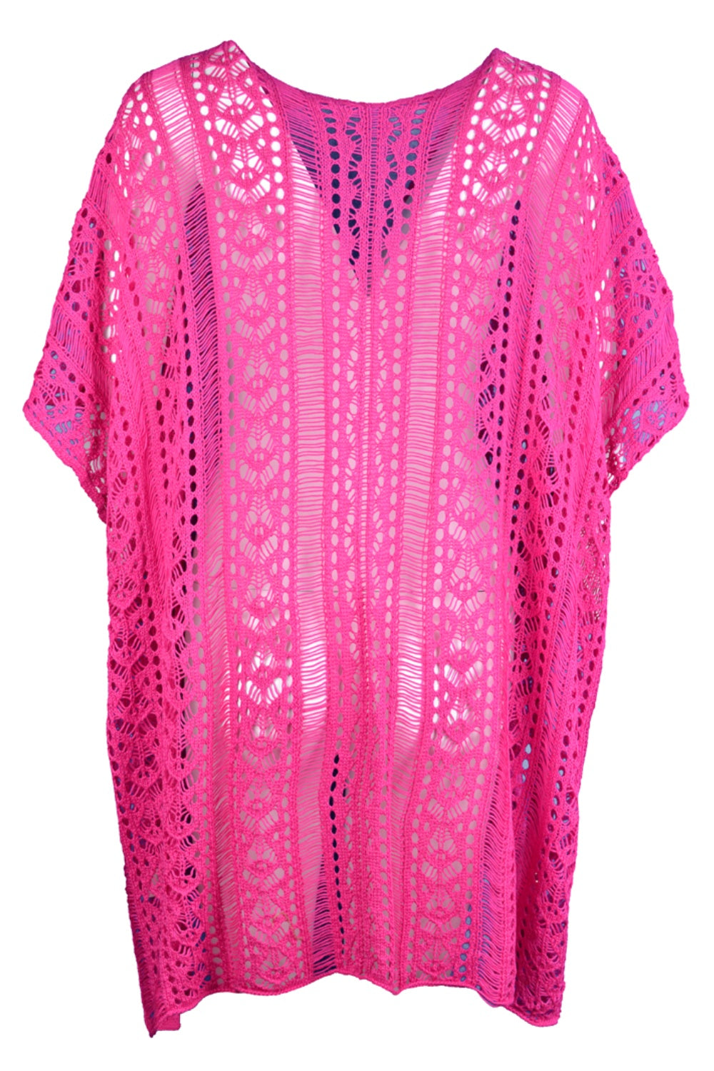 Stilla | V-hals Cover-up Med Frynse