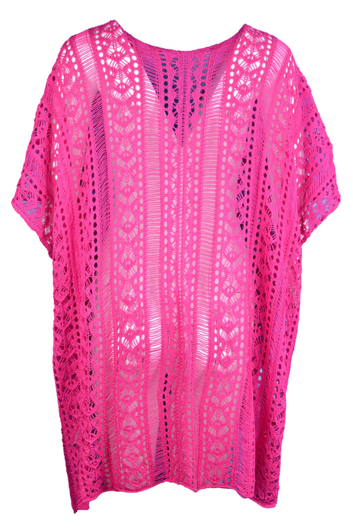 Stilla | V-hals Cover-up Med Frynse