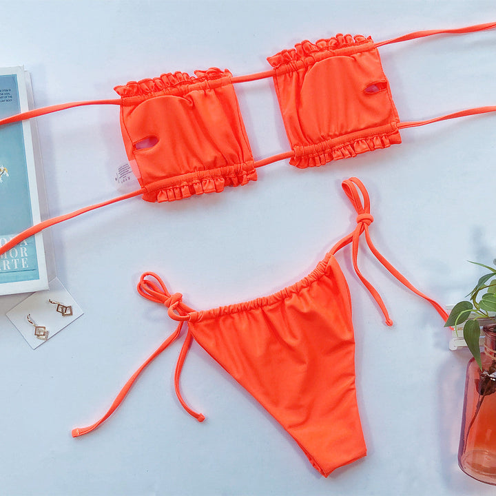 Stilla | Trim Ruched Bikini Sæt