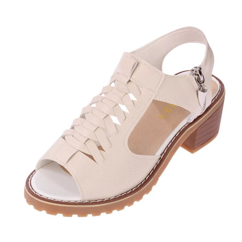 Dame luftige High-Top sandaler med justerbare stropper og moderne snit Stilla
