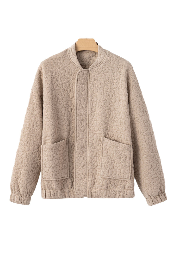 Stilla | Quiltet Jakke med Lynlås Polyester Let & Trendy