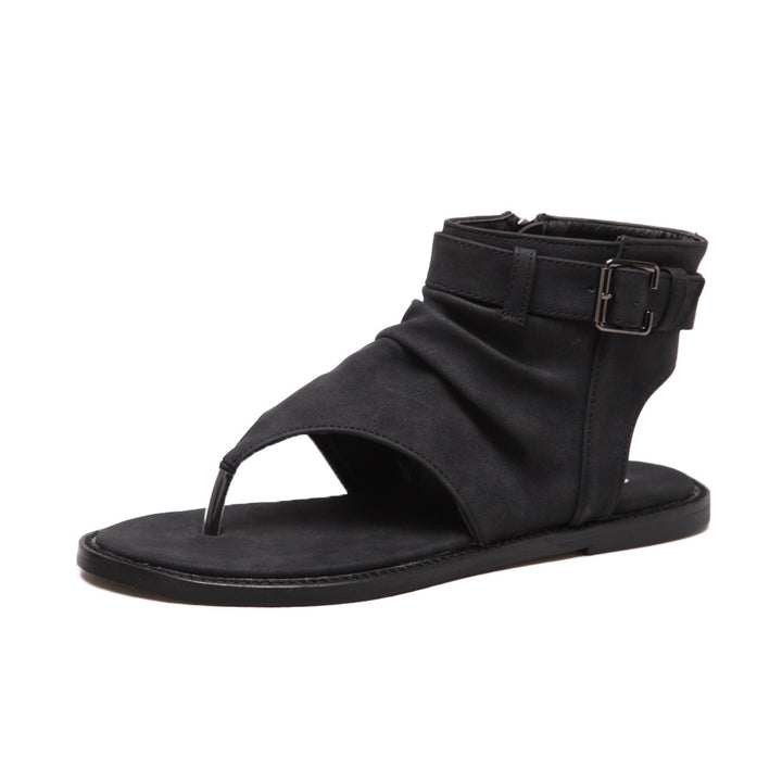 Dame tåsteg-sandaler med moderne remdesign og elegant spænde-lukning Stilla