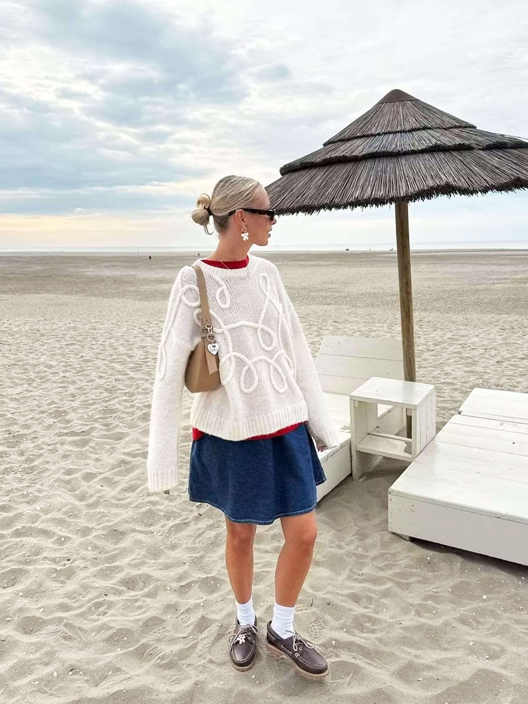 Stilla | Oversize jumper med elegante broderier