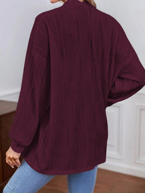 Stilla | Front Lantern Sleeve Cardigan