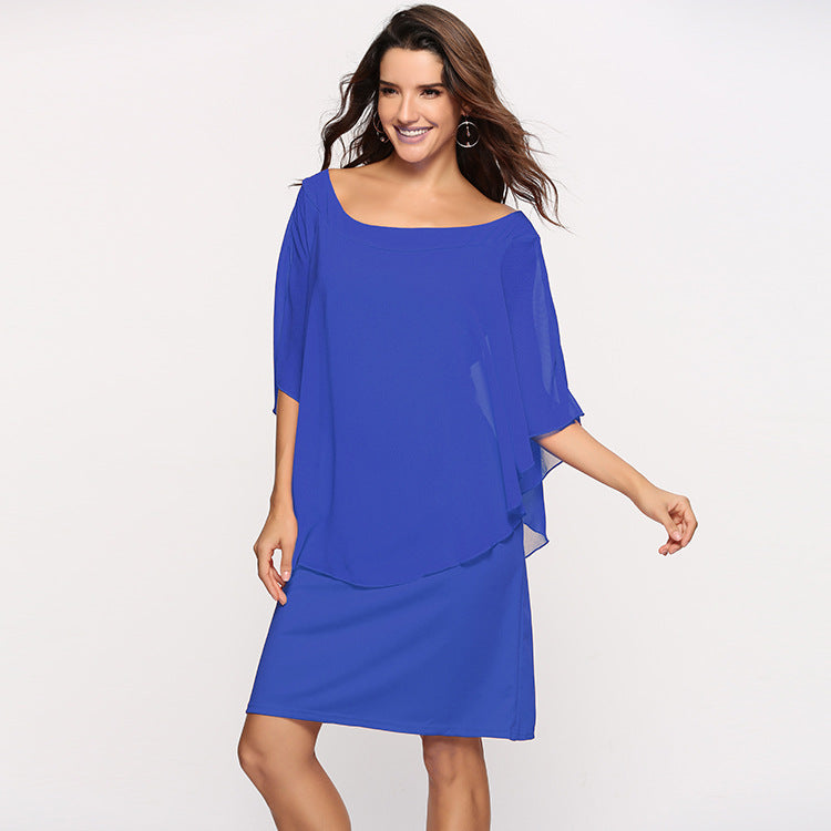 Dame lagner chiffon kjole Stilla