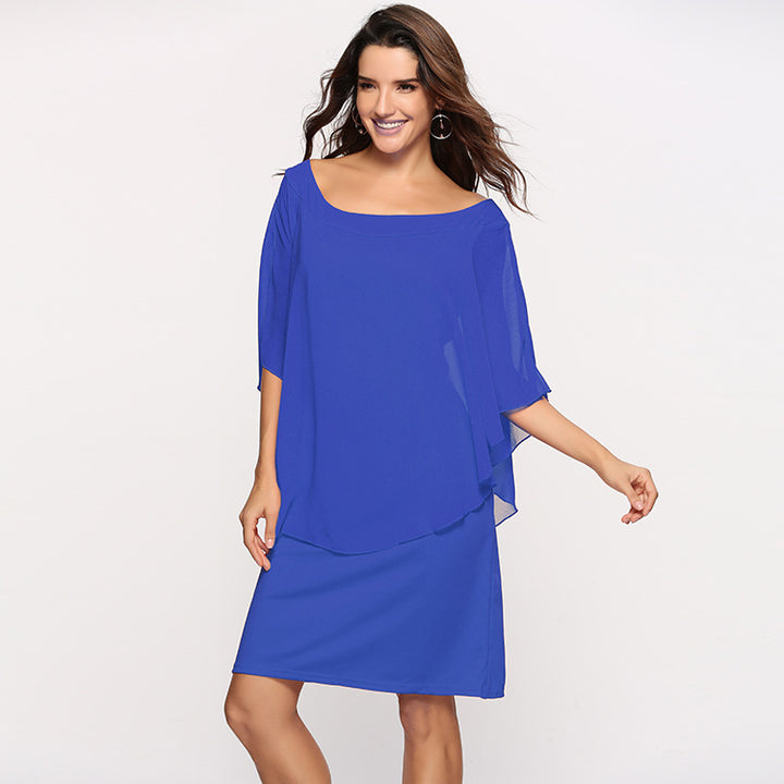 Dame lagner chiffon kjole Stilla