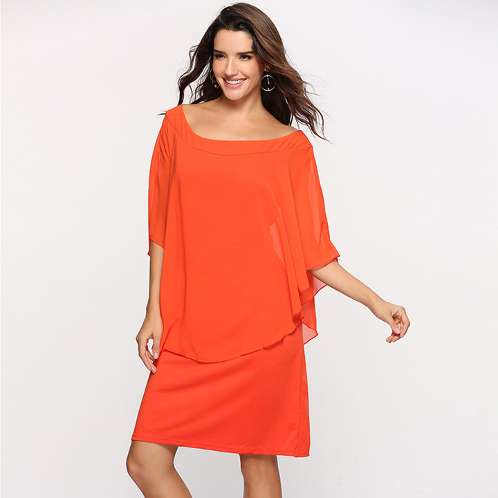 Dame lagner chiffon kjole Stilla