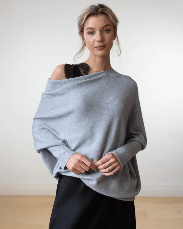 Stilla | Elegant pullover med skulderfri ærmer til damer