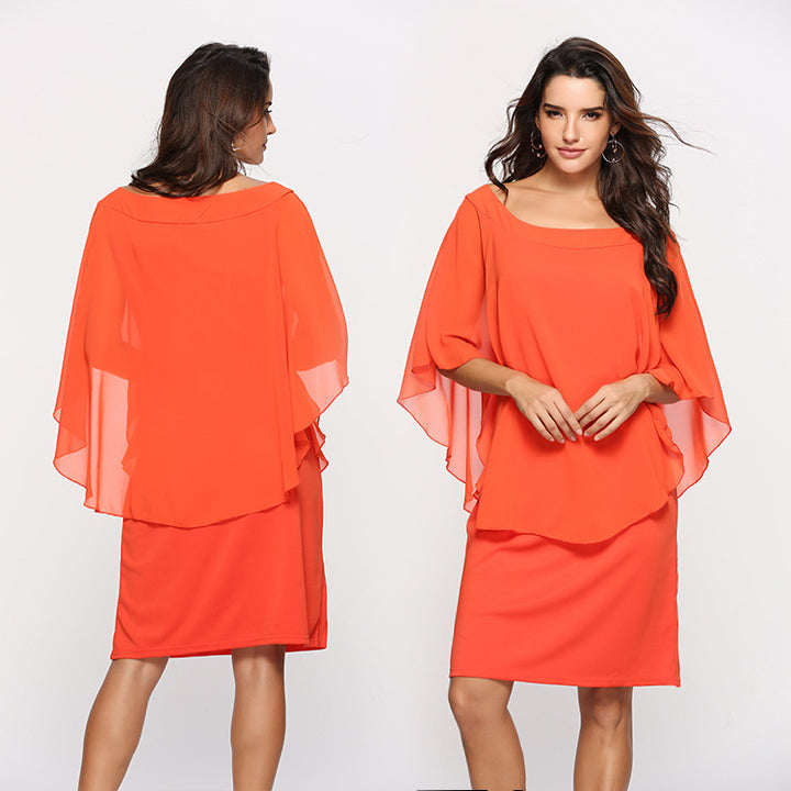 Dame lagner chiffon kjole Stilla
