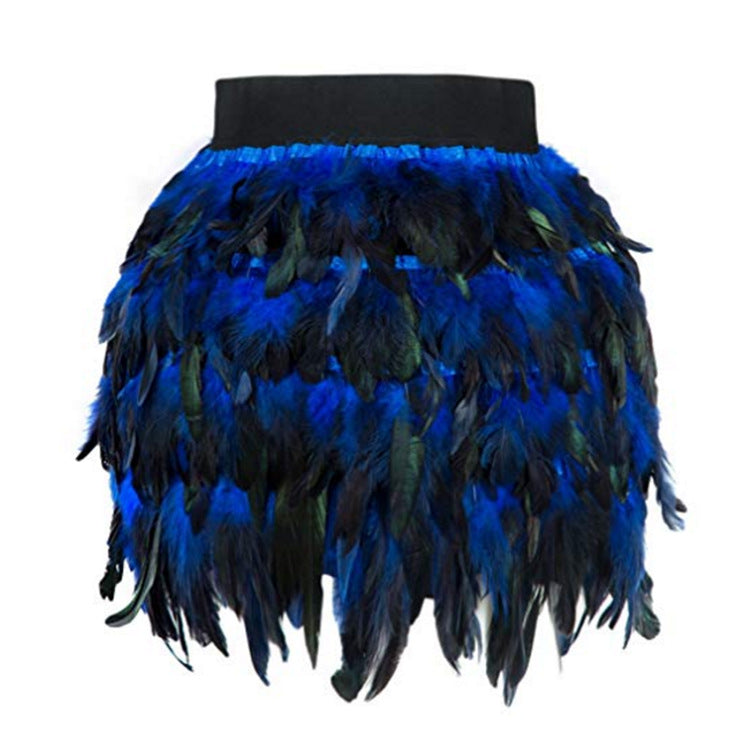 Dame Fjer Skirt Stilla