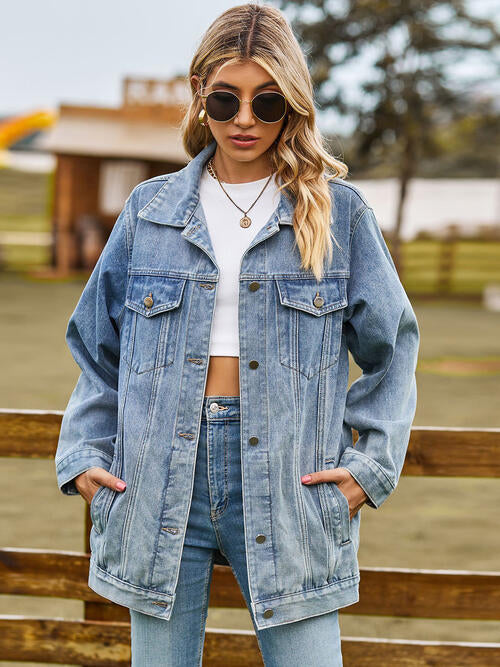 Stilla | Denimjakke Med Lommer