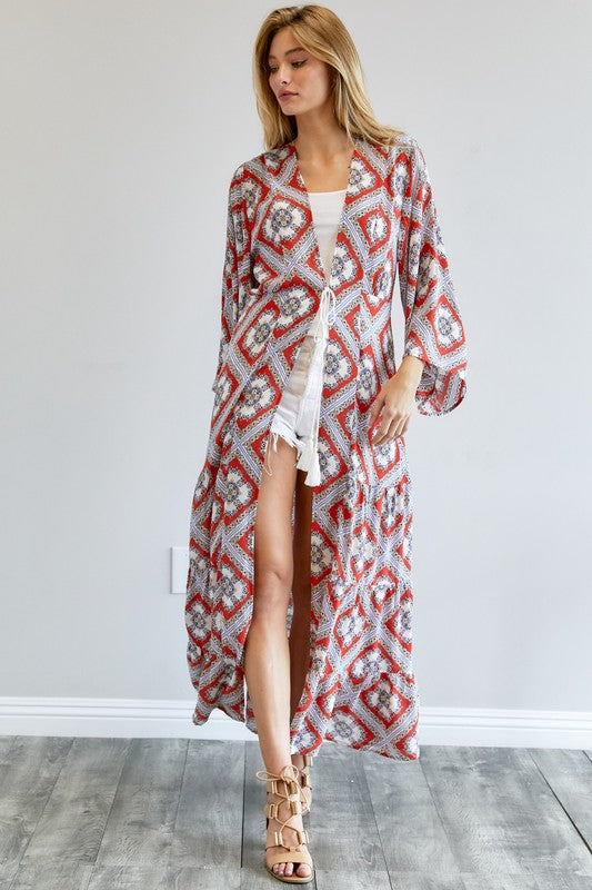 Stilla | Lange Ærmer Løs Kimono