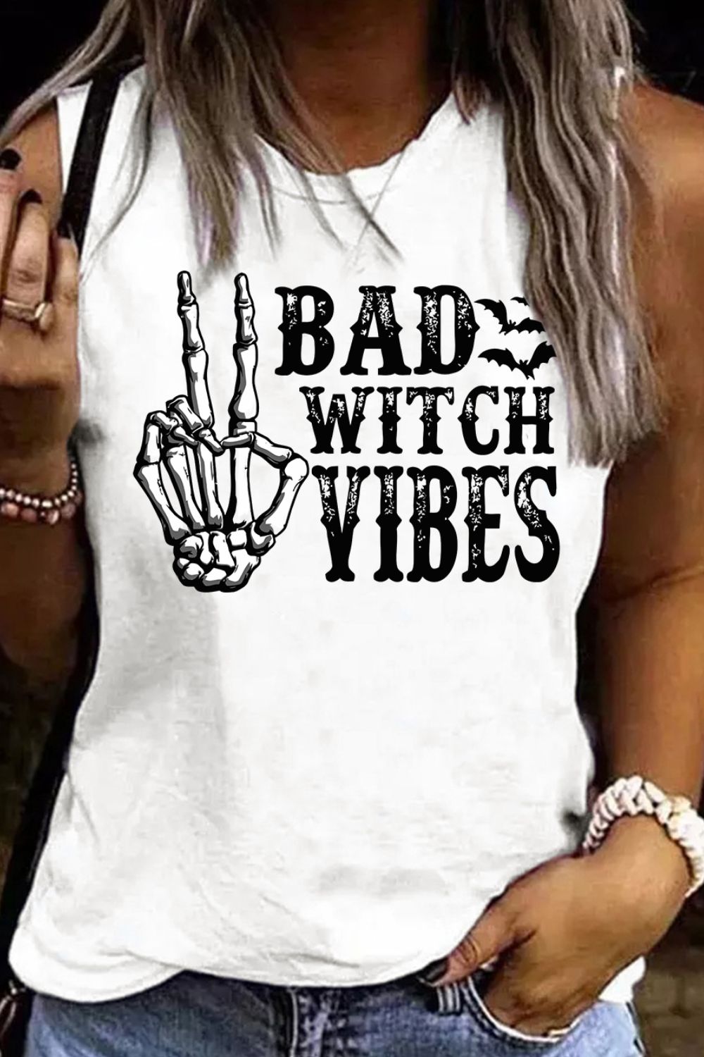 Stilla | WITCH VIBES Rund Hals Tnk