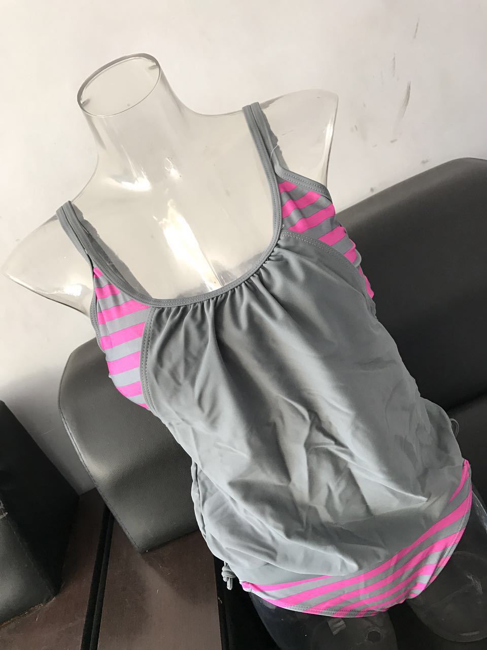 Damer Tankini med justerbare stropper og oversized snit Skovae