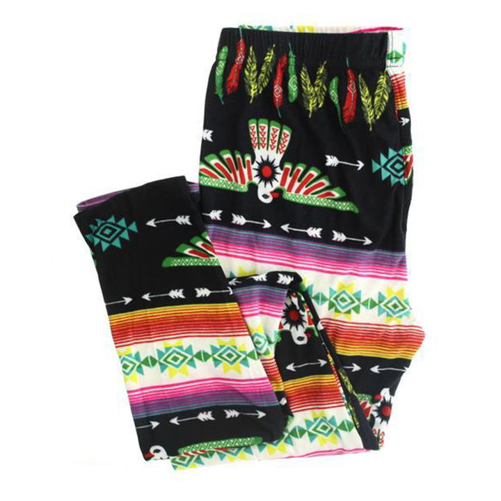 Dame Trykt Stretch Leggings Stilla
