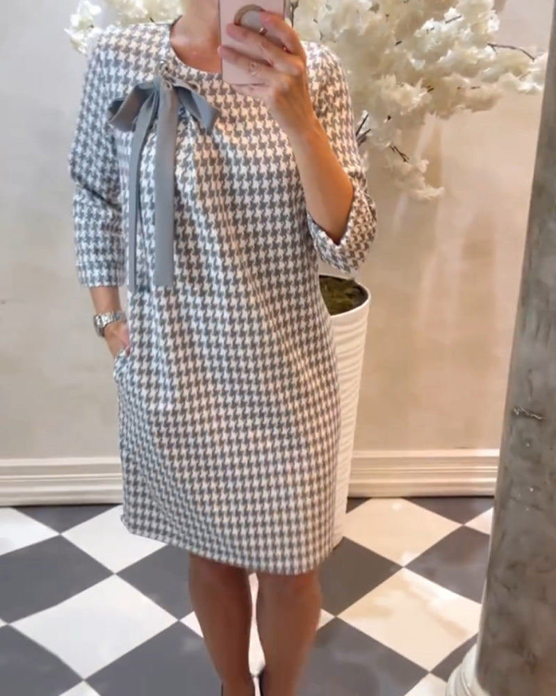 Stilla | Elegant stil og houndstooth mønster