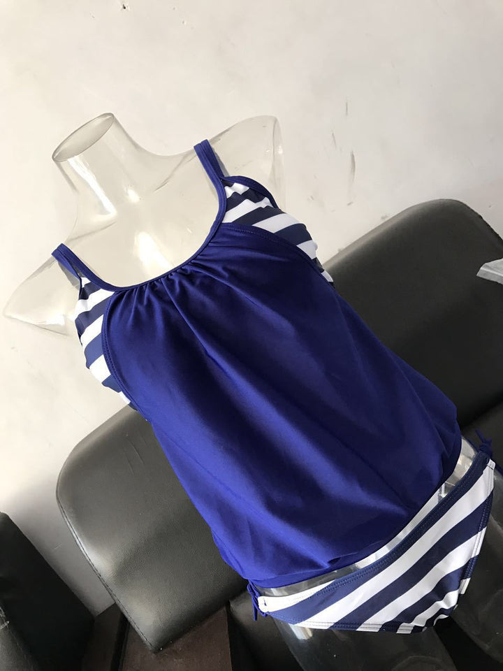 Damer Tankini med justerbare stropper og oversized snit Skovae