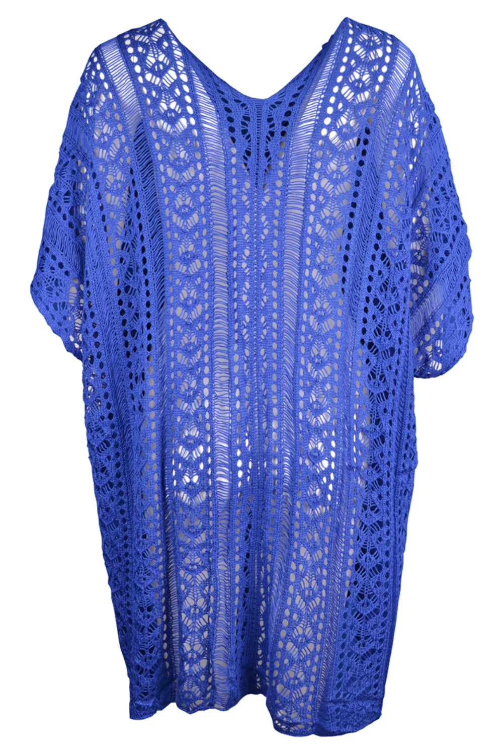 Stilla | V-hals Cover-up Med Frynse
