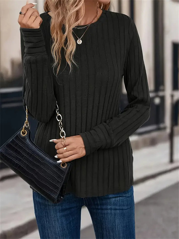 Stilla | Casual Top Med Lange Ærmer