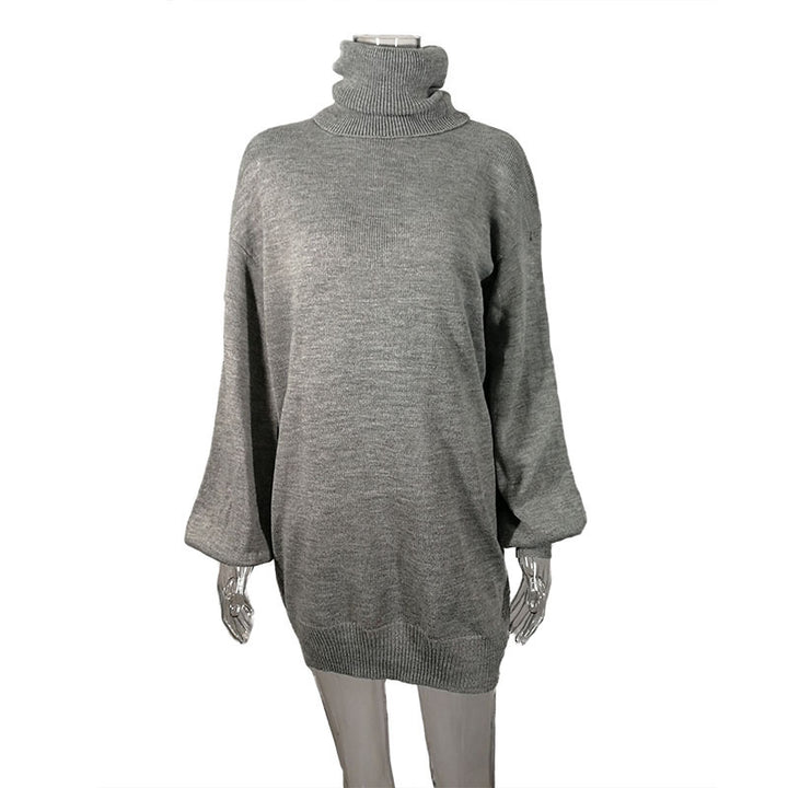 Dame Oversized Pullover med rullekrave og bred pasform Stilla