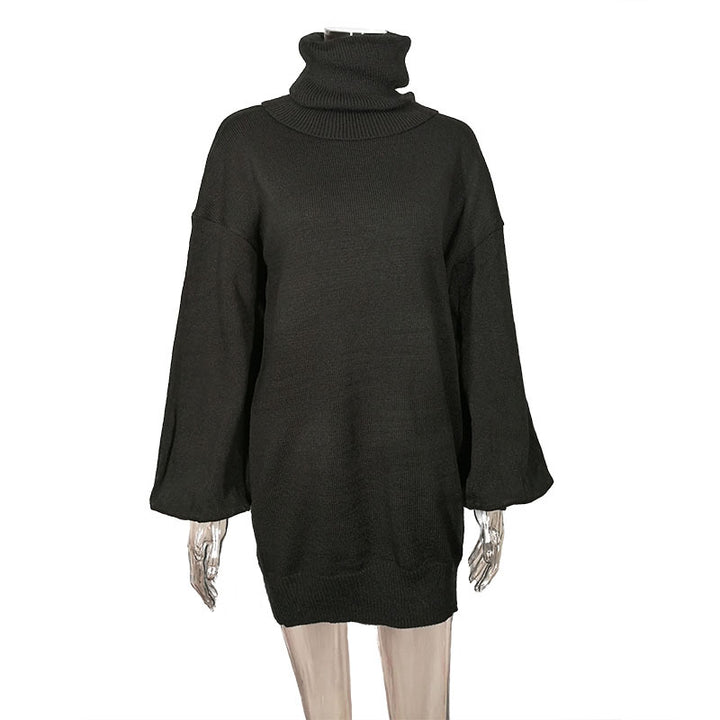 Dame Oversized Pullover med rullekrave og bred pasform Stilla