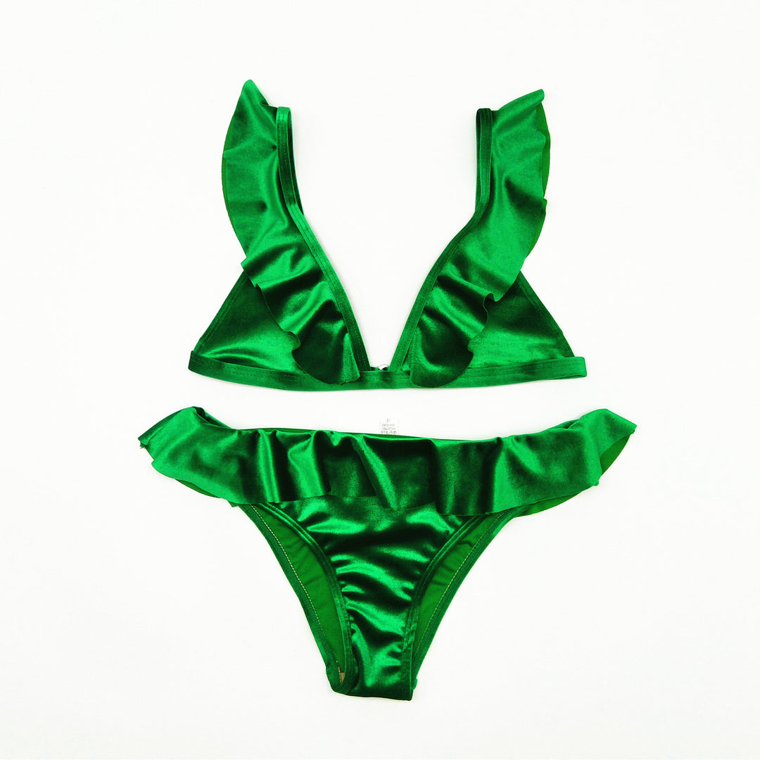 Dame Bikini-sæt med elegante rufledetaljer og moderne snit Stilla