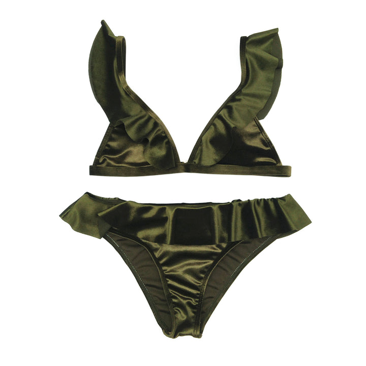 Dame Bikini-sæt med elegante rufledetaljer og moderne snit Stilla