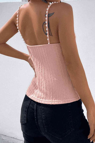 Stilla | Detalje Spaghetti Stropper Kabelstrik Cami