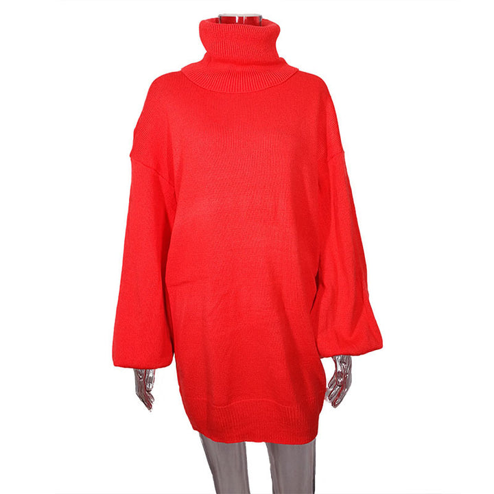 Dame Oversized Pullover med rullekrave og bred pasform Stilla