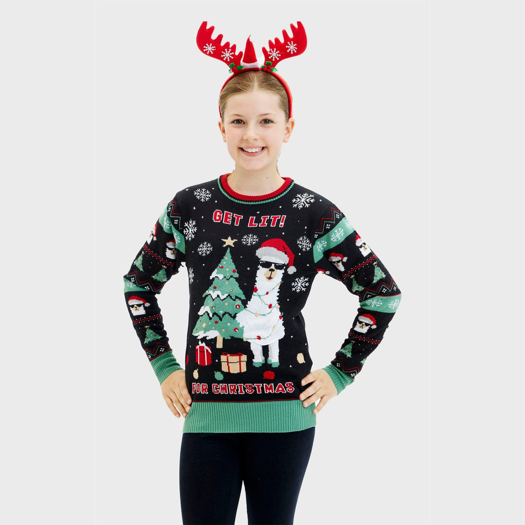 Stilla | Get Lit Llama Jul Jul Sweatshirt Kvinder